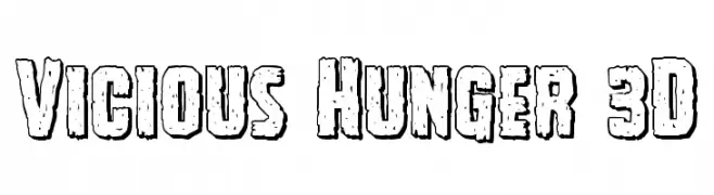 Vicious Hunger 3D  Скачать бесплатные шрифты