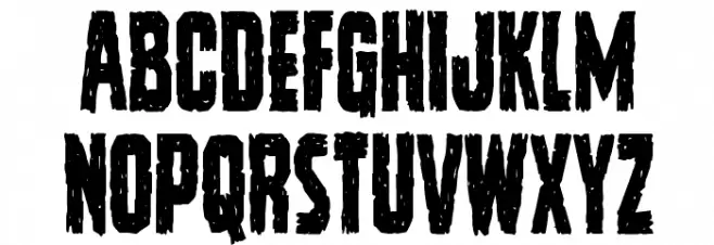 Vicious Hunger Condensed Polices MAJUSCULES