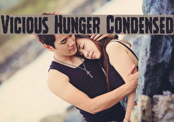 Vicious Hunger Condensed Font examples