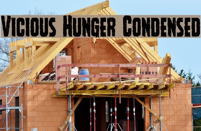 Vicious Hunger Condensed Font examples