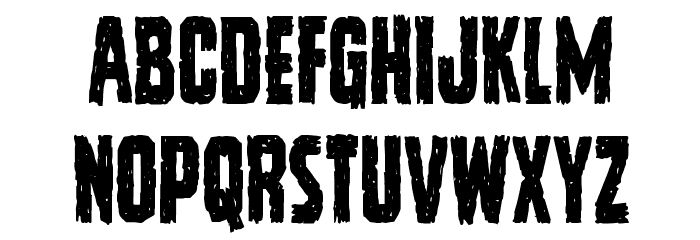 Vicious Hunger Condensed Font LOWERCASE