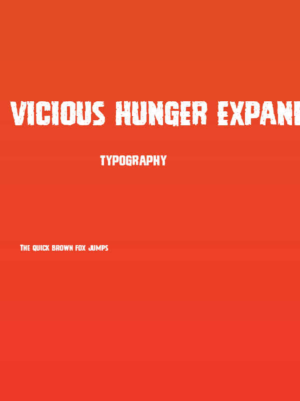 Vicious Hunger Expanded Poster