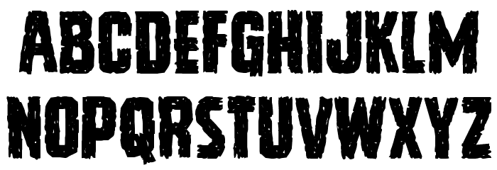 Vicious Hunger Font LOWERCASE