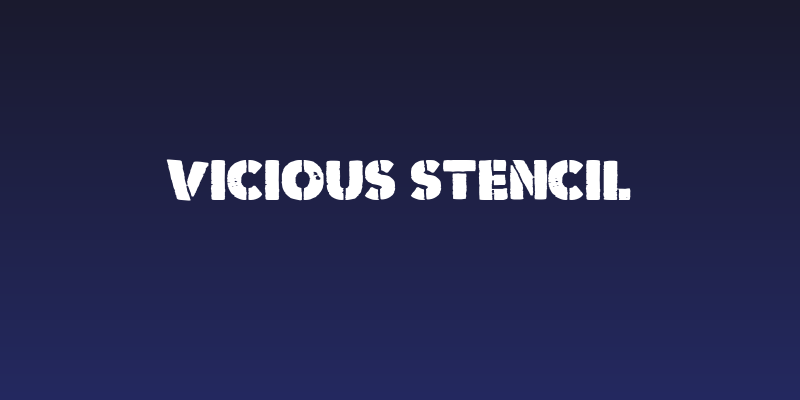 Vicious Stencil Social Header