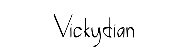 Vickydian  नि: शुल्क फ़ॉन्ट्स डाउनलोड