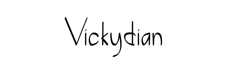 Vickydian  font caratteri gratis