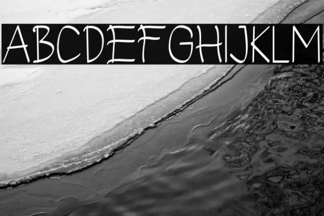 Vickydian Font examples