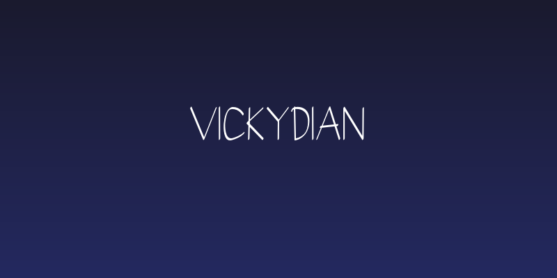 Vickydian Social Header
