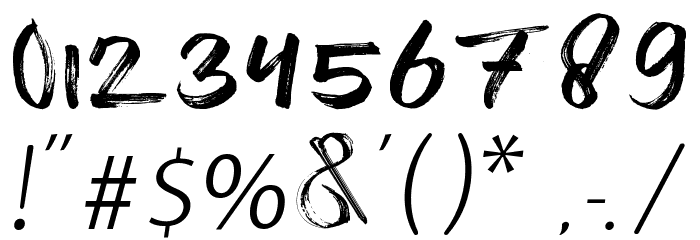 Victograms Demo Font OTHER CHARS