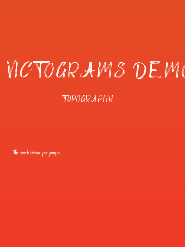 Victograms Demo Poster
