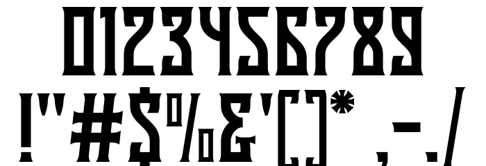 Victoire Font OTHER CHARS
