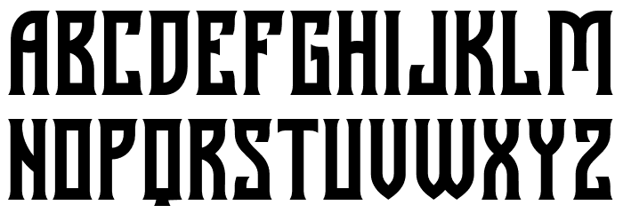 Victoire Font LOWERCASE