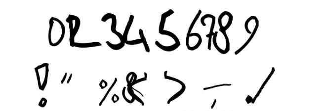 Victor Handwriting Font OTHER CHARS