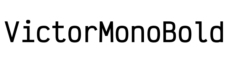 Victor Mono Bold  Descarca Fonturi Gratis