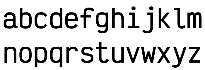 Victor Mono Bold Font LOWERCASE