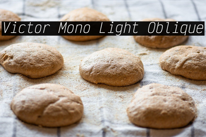 Victor Mono Light Oblique Example 1