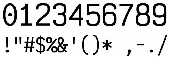 Victor Mono SemiBold Font OTHER CHARS