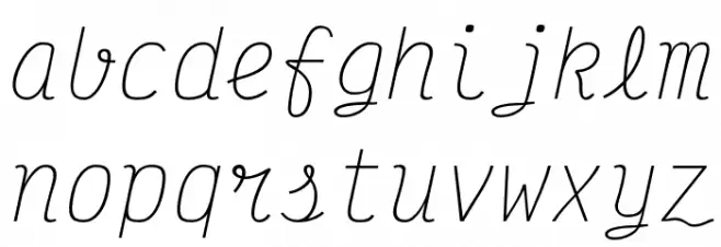 Victor Mono Thin Italic Polices MINUSCULES