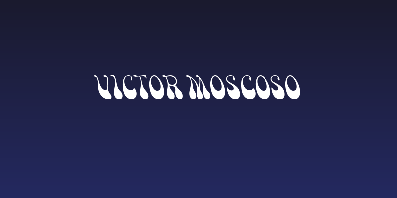 Victor Moscoso Social Header
