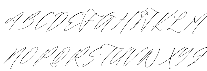 Victoria Cordeline DEMO VERSION Italic Font UPPERCASE