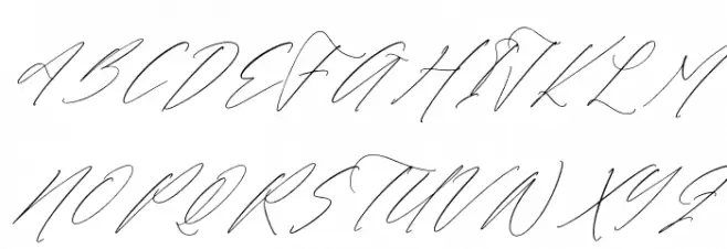 Victoria Cordeline DEMO VERSION Italic Caratteri MAIUSCOLE