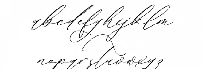 Victoria Cordeline DEMO VERSION Italic 字体 小写