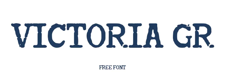 Victoria Gr  font caratteri gratis