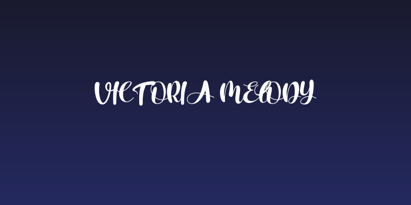 Victoria Melody Social Header