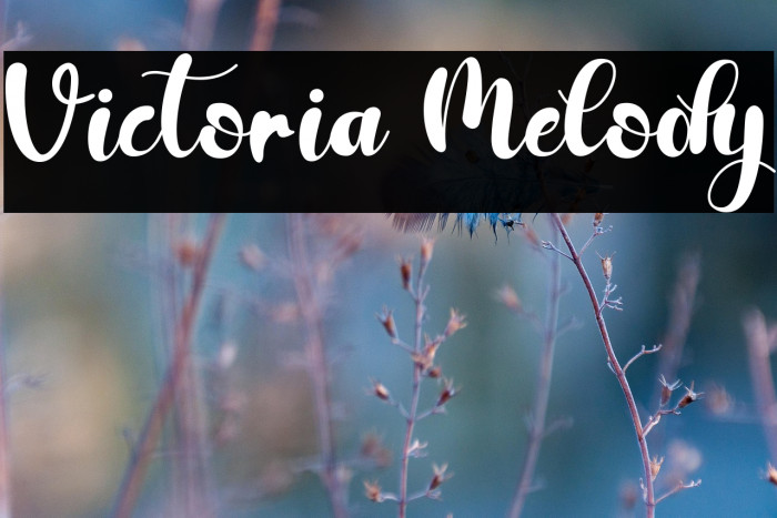 Victoria Melody Example 1