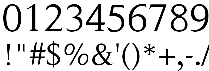 Victoria Serif Font OTHER CHARS