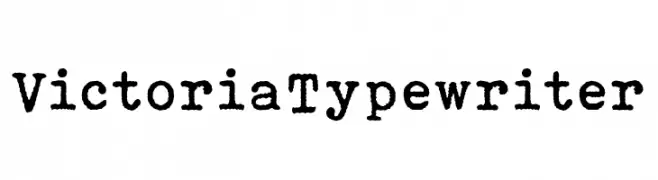 Victoria Typewriter  baixar fontes gratis