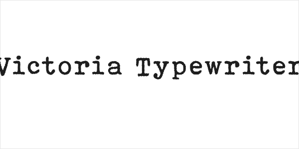 Victoria Typewriter Logo