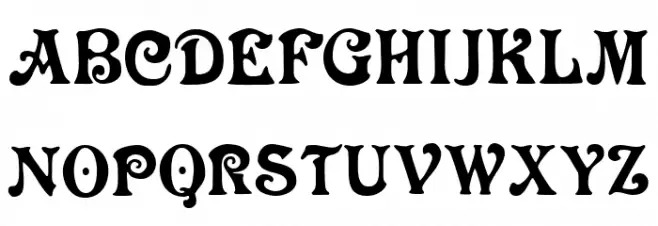 VictoriaCAT Schriftart Groß