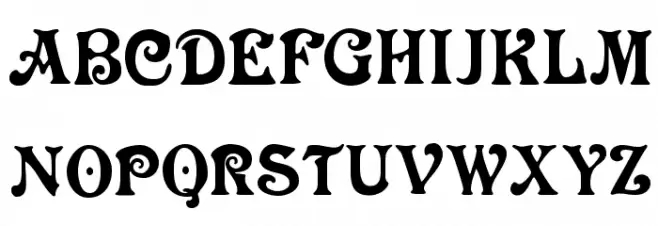 VictoriaCAT Schriftart Groß