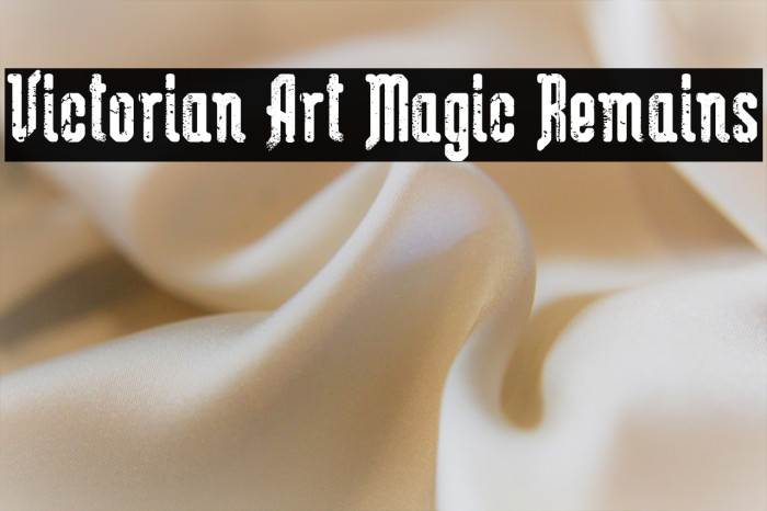 Victorian Art Magic Remains Example 1