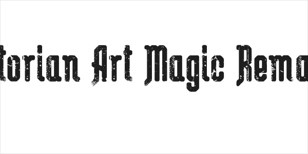 Victorian Art Magic Remains Logo