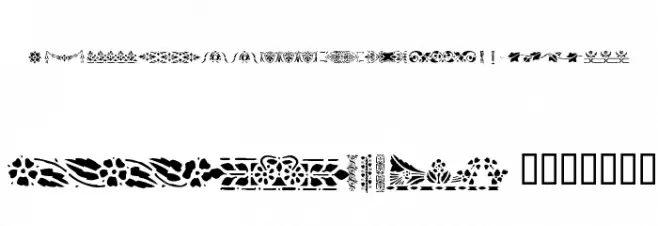 Victorian Designs Two خط أحرف كبيرة