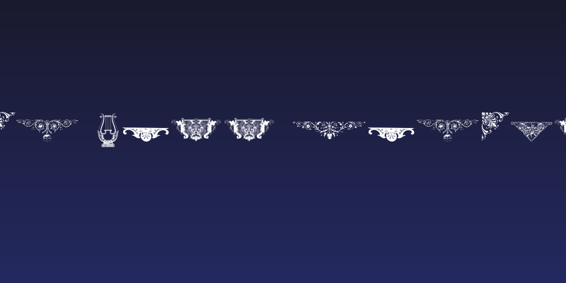 Victorian Free Ornaments Two Social Header