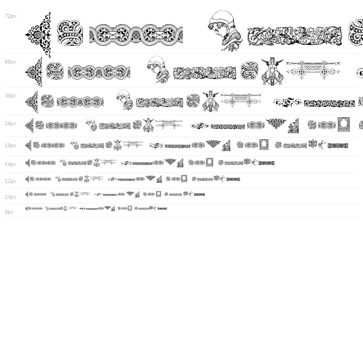 Victorian Free Ornaments Two Waterfall