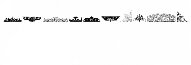 Victorian Free Ornaments Font OTHER CHARS