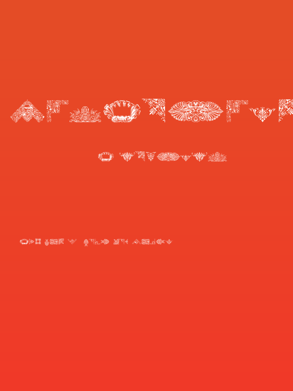 Victorian Free Ornaments Poster