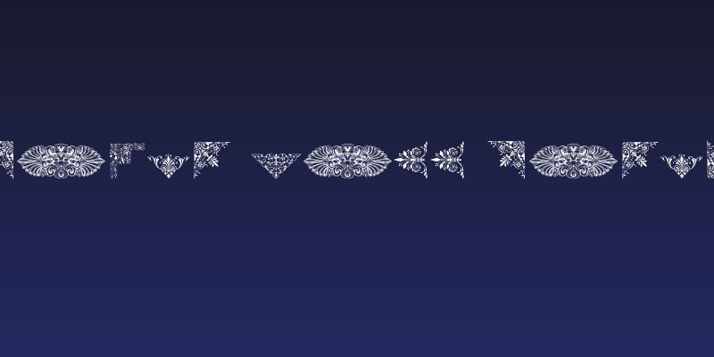 Victorian Free Ornaments Social Header