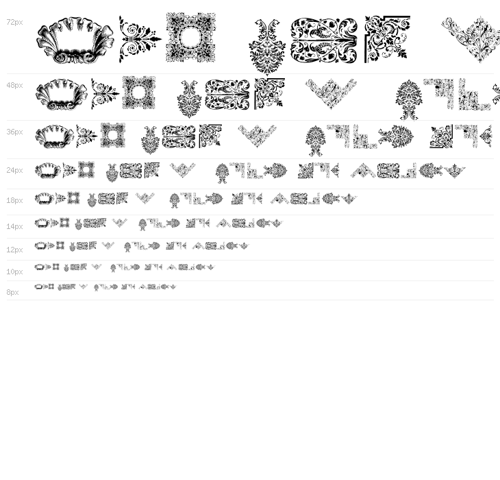 Victorian Free Ornaments Waterfall