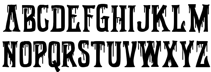 Victorian Gang Font LOWERCASE