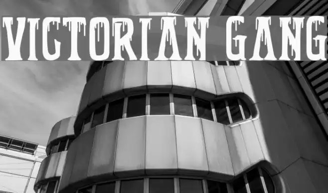 Victorian Gang Font examples