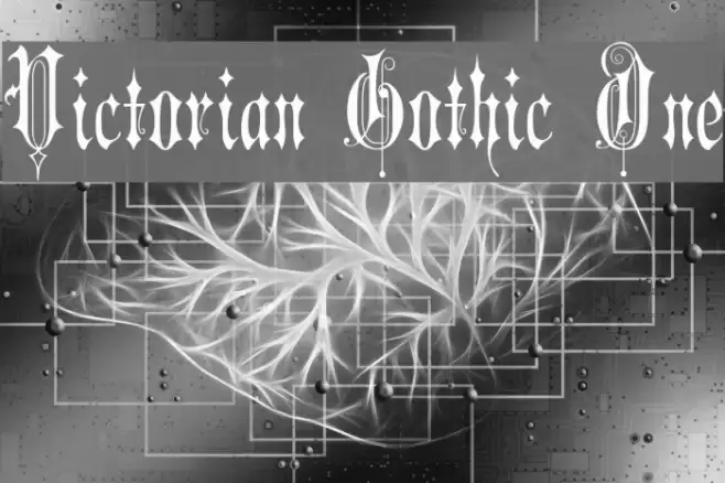 Victorian Gothic One Font examples