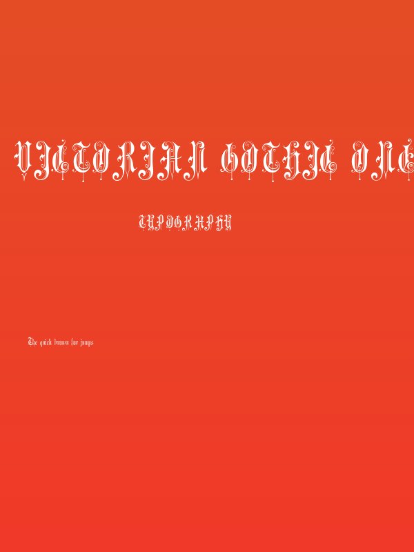 Victorian Gothic One Poster