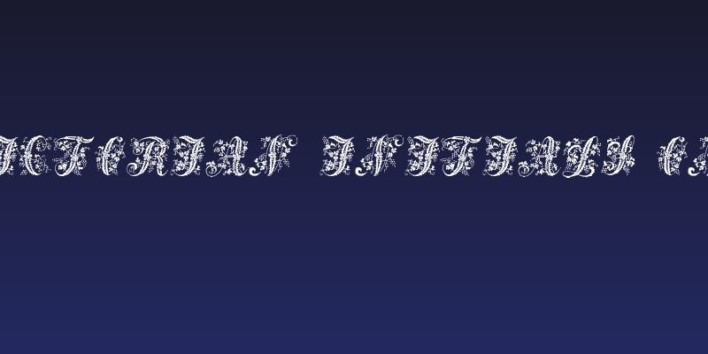 Victorian Initials One Social Header