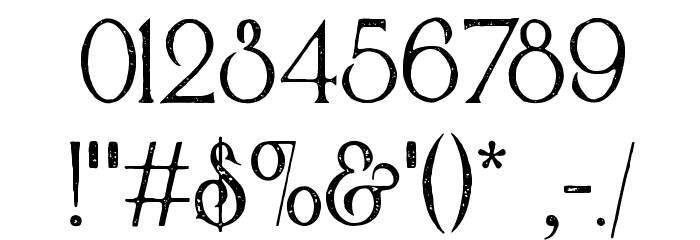 Victorian Parlor Vintage Alternate_free Font OTHER CHARS