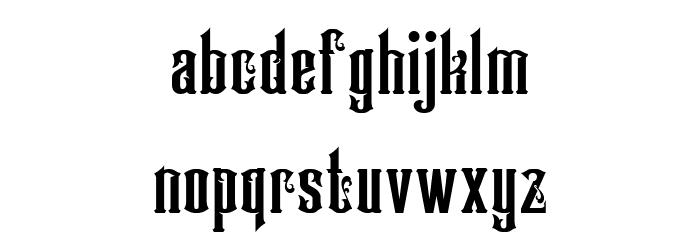 Victorian Supremacy Demo Font LOWERCASE